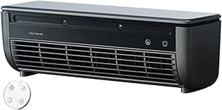 Portable Wall Air Conditioner Fan,USB Rechargeable Mobile Air Conditioner,No Drilling Wall Desk AC,Fast Cooling Fan,Small Air Cooler for Kitchen Bedroom