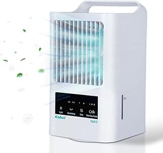 Portable Air Conditioners, USB Personal Evaporative Air Cooler, 4 in 1 Small AC Unit for Bedroom, 120° Oscillation, 3 Speeds & 2 Mist, Mini Swamp A/C Cooler