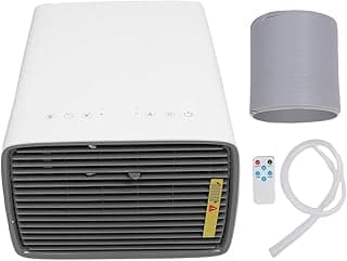 GLOGLOW Portable Air Conditioner with Heating and Cooling Functions 8000 BTU for Rooms Up to 350 Sq.Ft Low Noise Compact Design with Remote Control for Dorm Office Camping Pet (AU Plug 220 V)