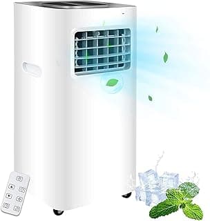 Advwin 9000BTU Portable Air Conditioner, 3 in 1 Mobile Air Conditioner with Cooling Dehumidifier Fan Functions, 2650W