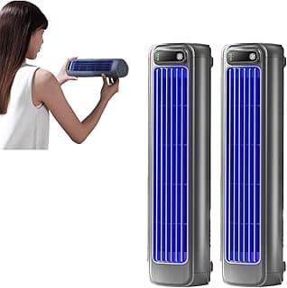 Cool Air Cooler, Portable Air Conditioner and Cooler, Personal Air Cooler with 3 Speeds for Bedroom Office Kitchen Bathroom (B+B)