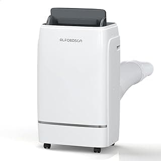 ALFORDSON 5-IN-1 Portable Air Conditioner 12000BTU with Window Kit, Remote and App Control, 3.5kW Mobile AC Unit Dehumidifier Cooler Heater with 24-hour Timer for 10-30m² Coverage, White