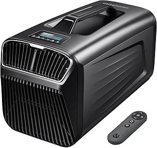 OUTOHOME Tent Portable Air Conditioner for Outdoor Use, High-Powered 5200BTU Mini Air Conditioning for Truck,RV,Van Parking Cooling,Camping Air Cooler for Picnics,Small Portable AC for Fishing Cooling